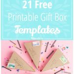 21 Free Printable Gift Box Templates | ** Free Printables   Box Templates Free Printable