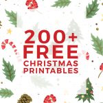 225+ Free Christmas Printables You Need To Decorate & Delight Your   Free Printable Christmas Art