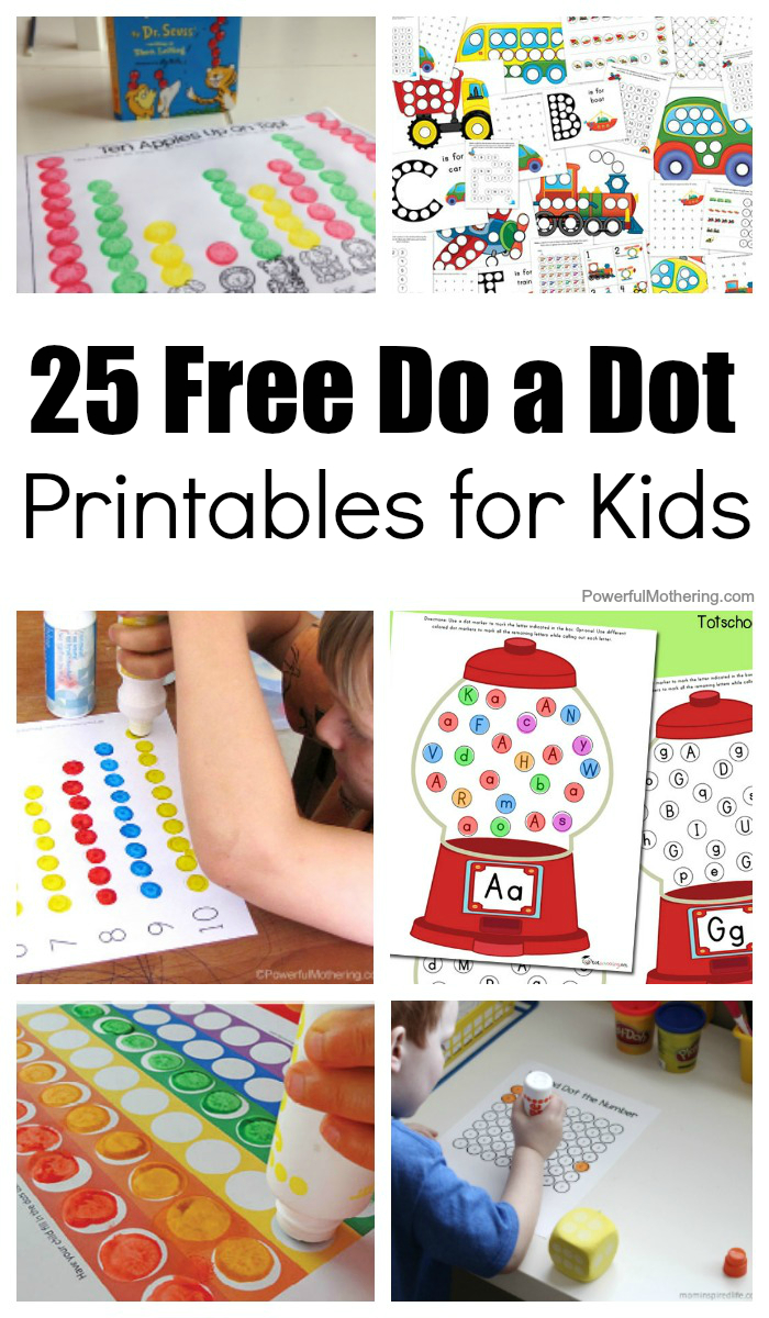 25 Free Do A Dot Printables For Kids To Play And Learn With - Free Printable Fine Motor Skills Worksheets