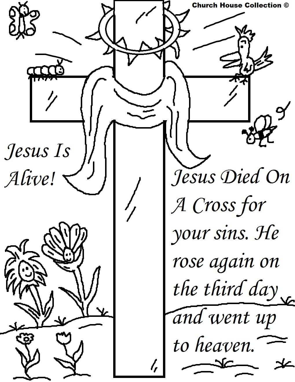 25 Religious Easter Coloring Pages | Free Easter Activity Printables - Free Printable Easter Coloring Pages