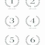 28 Elegant Printable Table Numbers | Kittybabylove   Free Printable Table Numbers 1 20