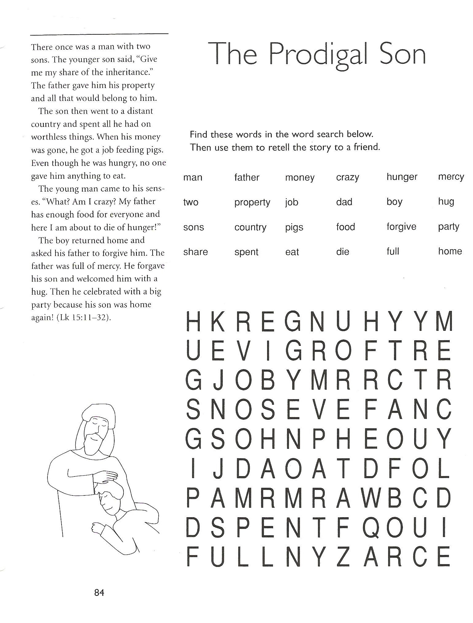 2Nd Grade Catechist Resources - Church Of St. Peter&amp;#039;s Mendota Church - Free Printable Catholic Word Search