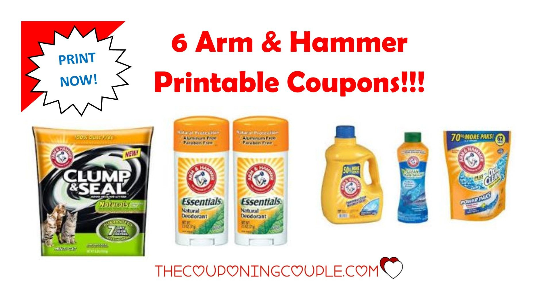 3 Arm &amp;amp; Hammer Printable Coupons ~ Print Now!! Don&amp;#039;t Miss Out - Free Printable Arm And Hammer Coupons