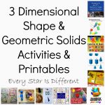 3 Dimensional Shapes Activities & Printables   Every Star Is Different   Free Printable Geometric Shapes