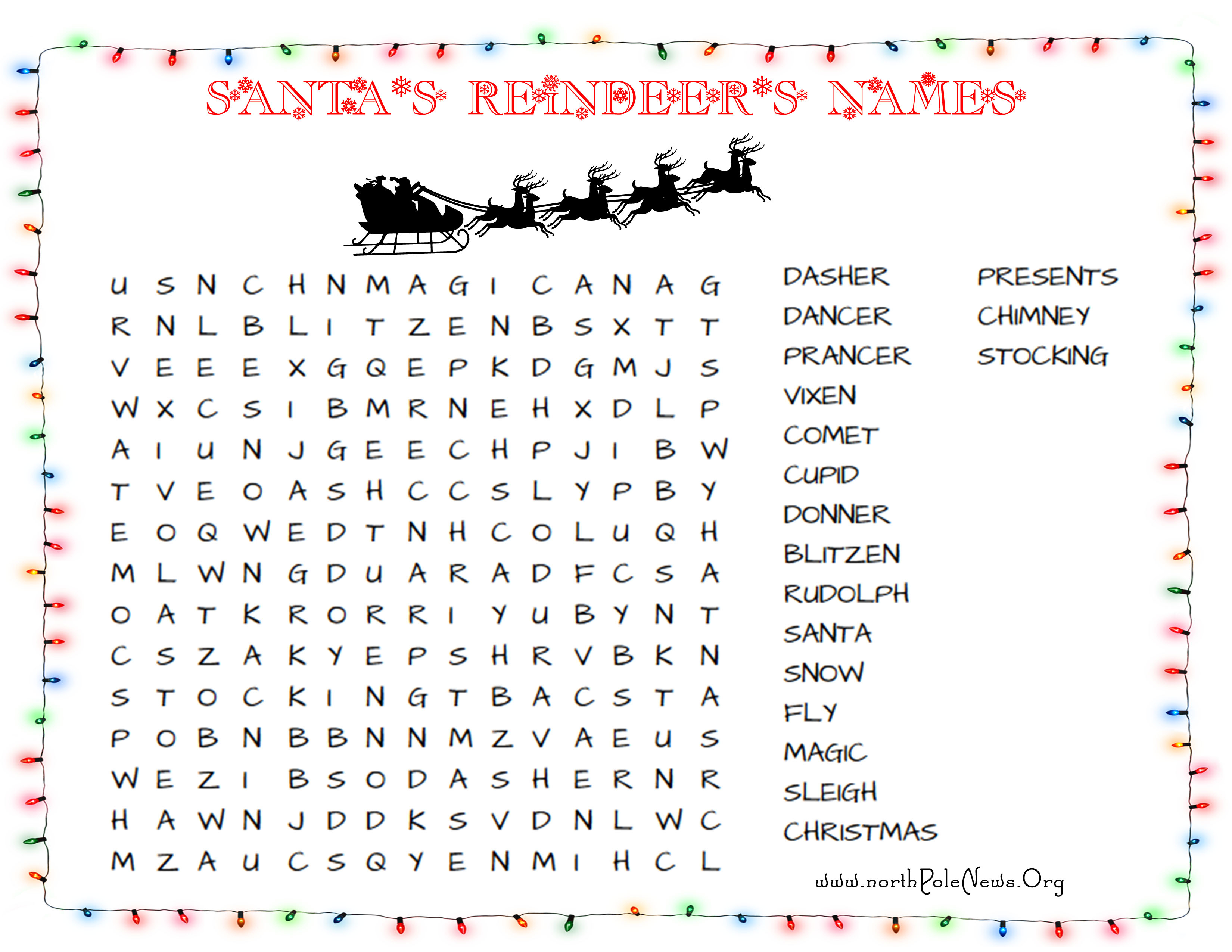 31 Free Christmas Word Search Puzzles For Kids - Free Printable Christmas Word Search Pages