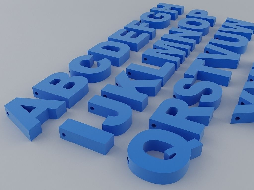 3d-print-model-a-to-z-english-letters-alphabet-cgtrader-free