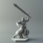 3D Print Model Character Warrior | Cgtrader   Free 3D Printable Models