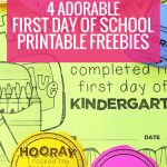 4 Adorable First Day Of School Printable Freebies | Kindergartenworks   Free Printable First Day Of School Certificate