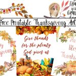 4 Gorgeous Free Printable Thanksgiving Wall Art Designs   Free Printable Thanksgiving Images
