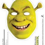 4 Shrek Free Printable Masks: Shrek, Fiona, Donkey, Puss In Boots   Free Printable Shrek Birthday Invitations