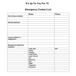 40 Phone & Email Contact List Templates [Word, Excel]   Template Lab   Free Printable Phone List Template