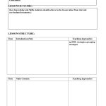 44 Free Lesson Plan Templates [Common Core, Preschool, Weekly]   Free Printable Lesson Plan Template Blank