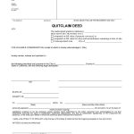 46 Free Quit Claim Deed Forms & Templates   Template Lab   Free Printable Quit Claim Deed Washington State Form