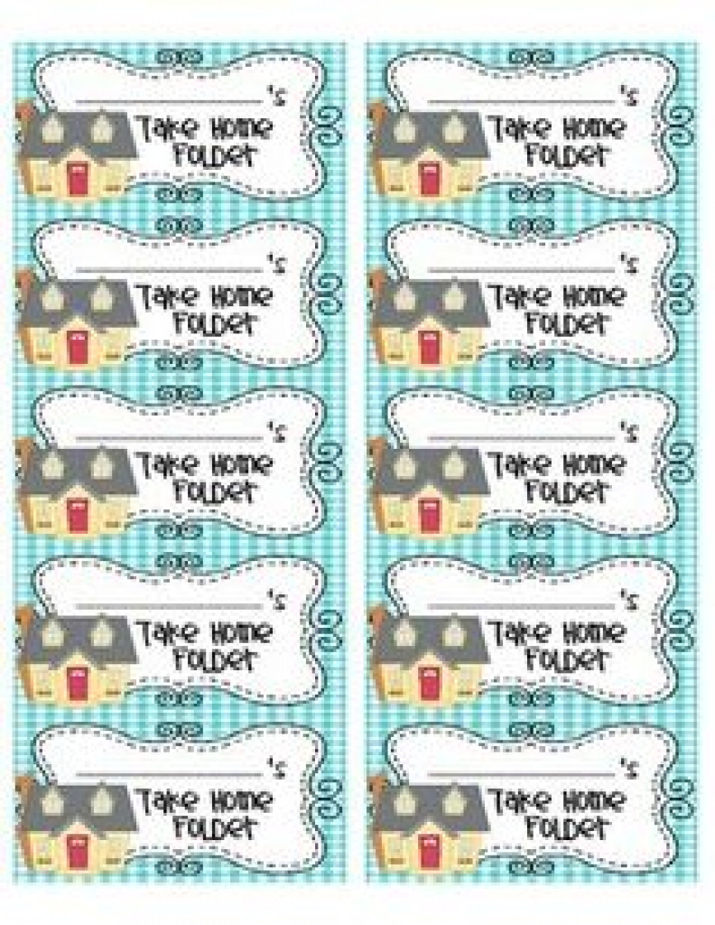 49 Best Take Home Folders Images On Pinterest In 2018 | Classroom - Free Printable Take Home Folder Labels