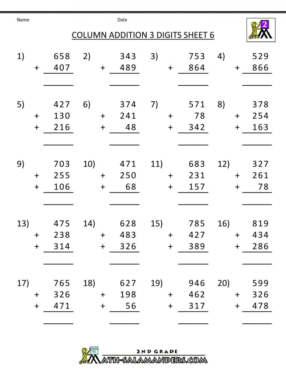 4Th Grade Math Worksheets And Answers 4Th Grade Math Worksheets - Free Printable Multiplication Worksheets For 4Th Grade