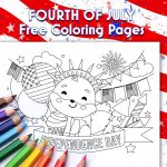 4Th Of July   Free Coloring Printables   Thank You, Me   Free Printable 4Th Of July Stationery