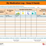 5 Best Images Of Free Printable Medication Log Sheets  | Haley   Free Printable Medicine Daily Chart