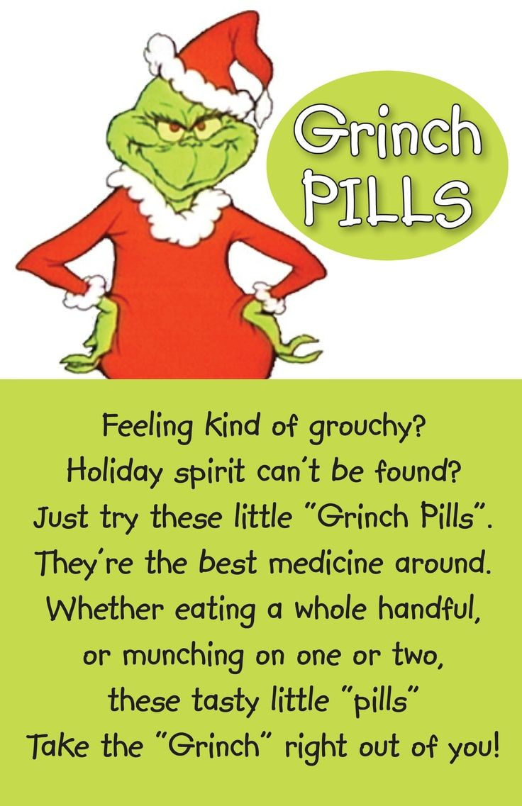 5 Best Images Of Grinch Pills Printable Pattern - Grinch - Grinch Pills Free Printable