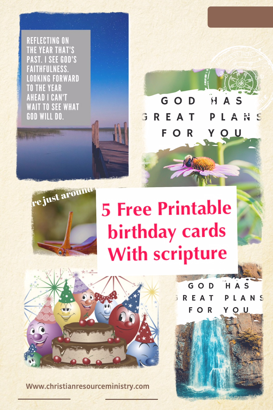 5 Free Printable Christian Birthday Cards - Free Printable Greeting Cards No Sign Up