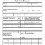 50 Free Employment / Job Application Form Templates [Printable For   Free Printable Job Application