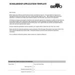 50 Free Scholarship Application Templates & Forms   Template Lab   Free Printable Fafsa Application Form