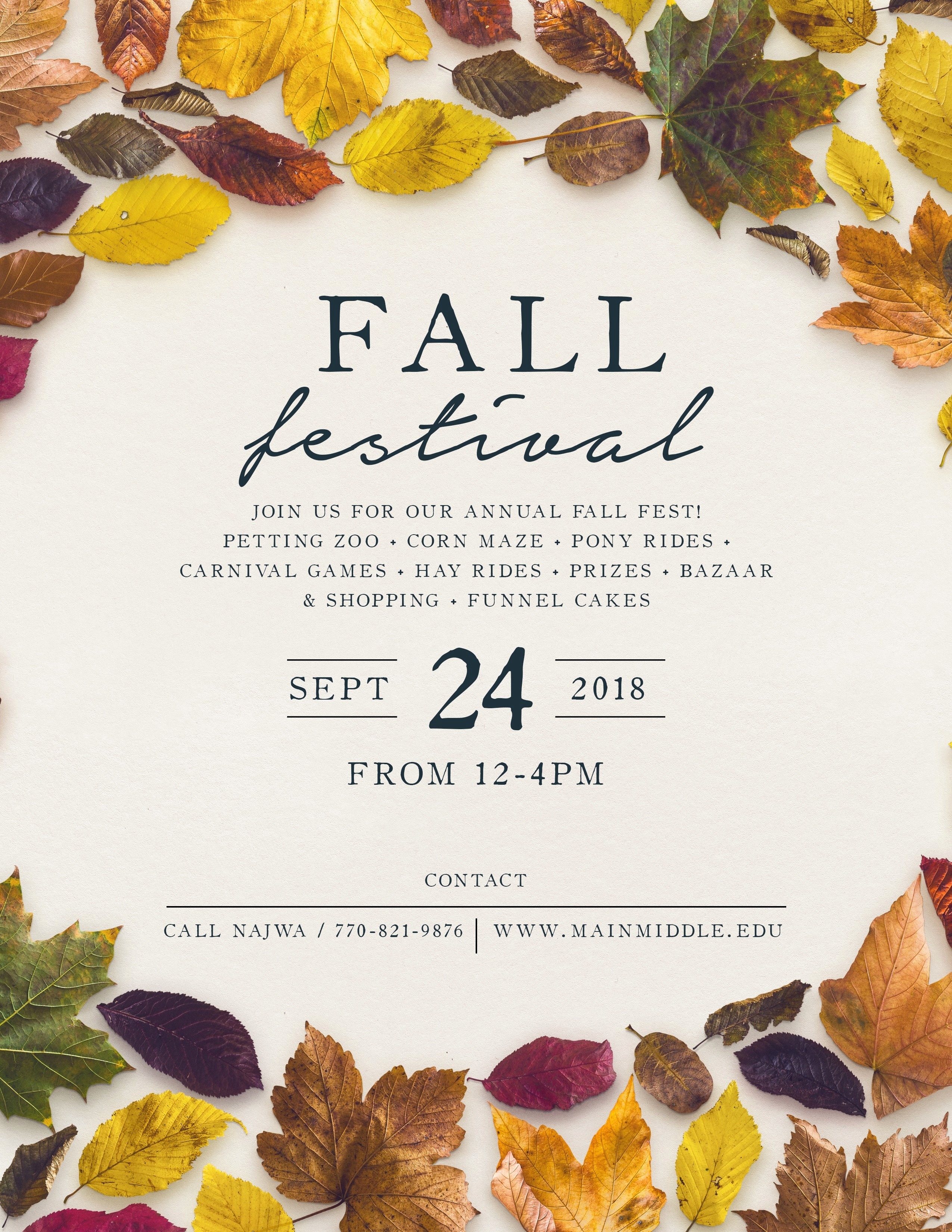 50 Luxury Free Fall Flyer Templates | Speak2Net - Free Printable Fall Flyer Templates