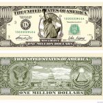50) Traditional Million Dollar Bills   Fun Novelty Prank Collectible   Free Printable Million Dollar Bill