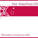 6/18/14American Girl Party Printablesamerican Girl Party Printables   American Girl Party Invitations Free Printable