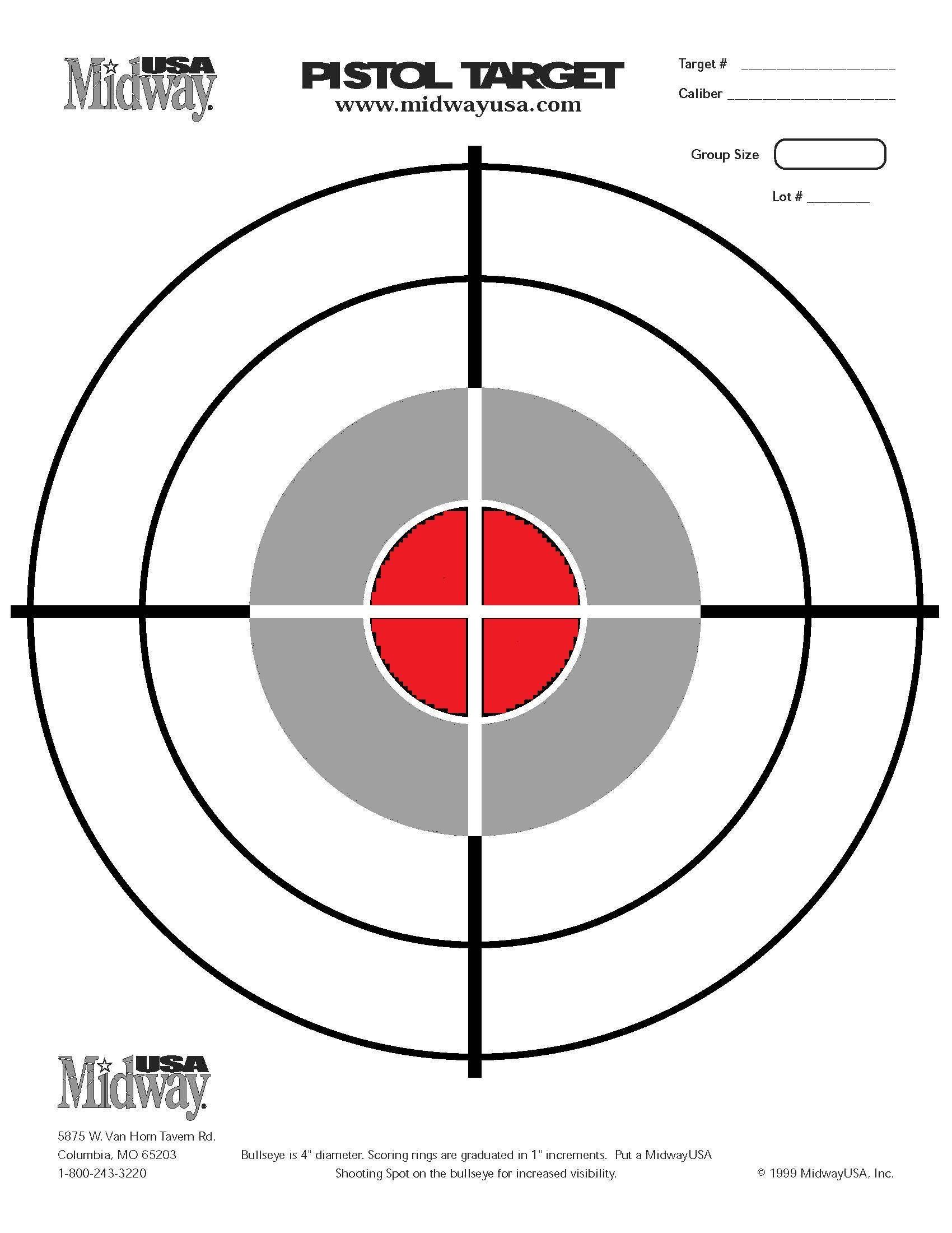 60 Fun Printable Targets | Kittybabylove - Free Printable Shooting Targets
