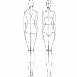 7 Drawing Template Back Model For Free Download On Ayoqq   Free Printable Fashion Model Templates