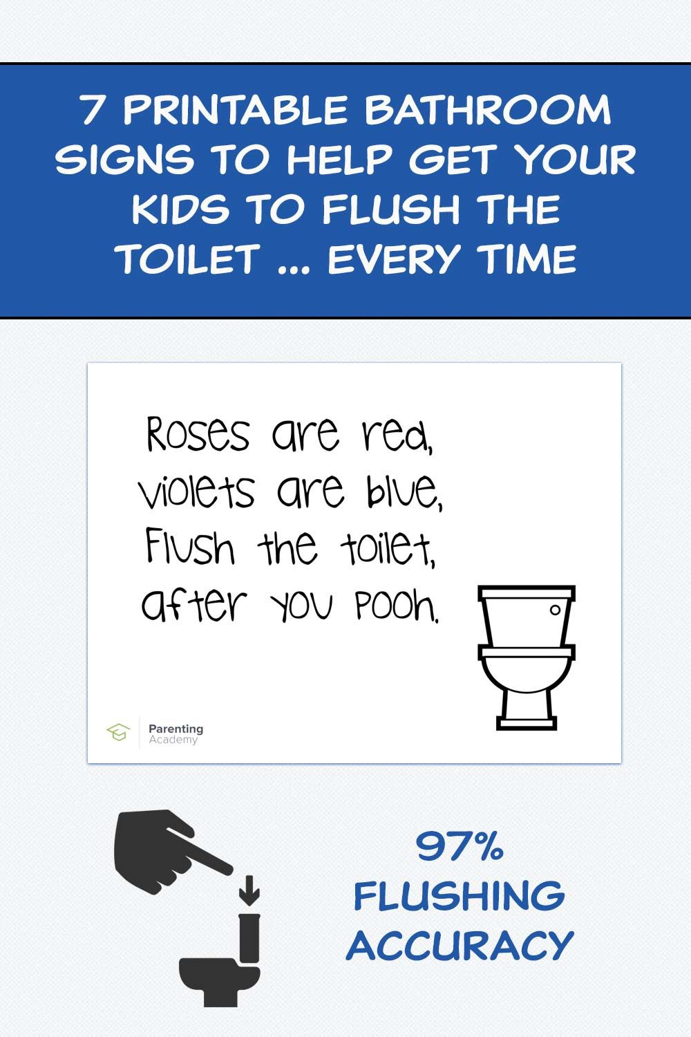 Free Printable Flush The Toilet Signs Free Printable