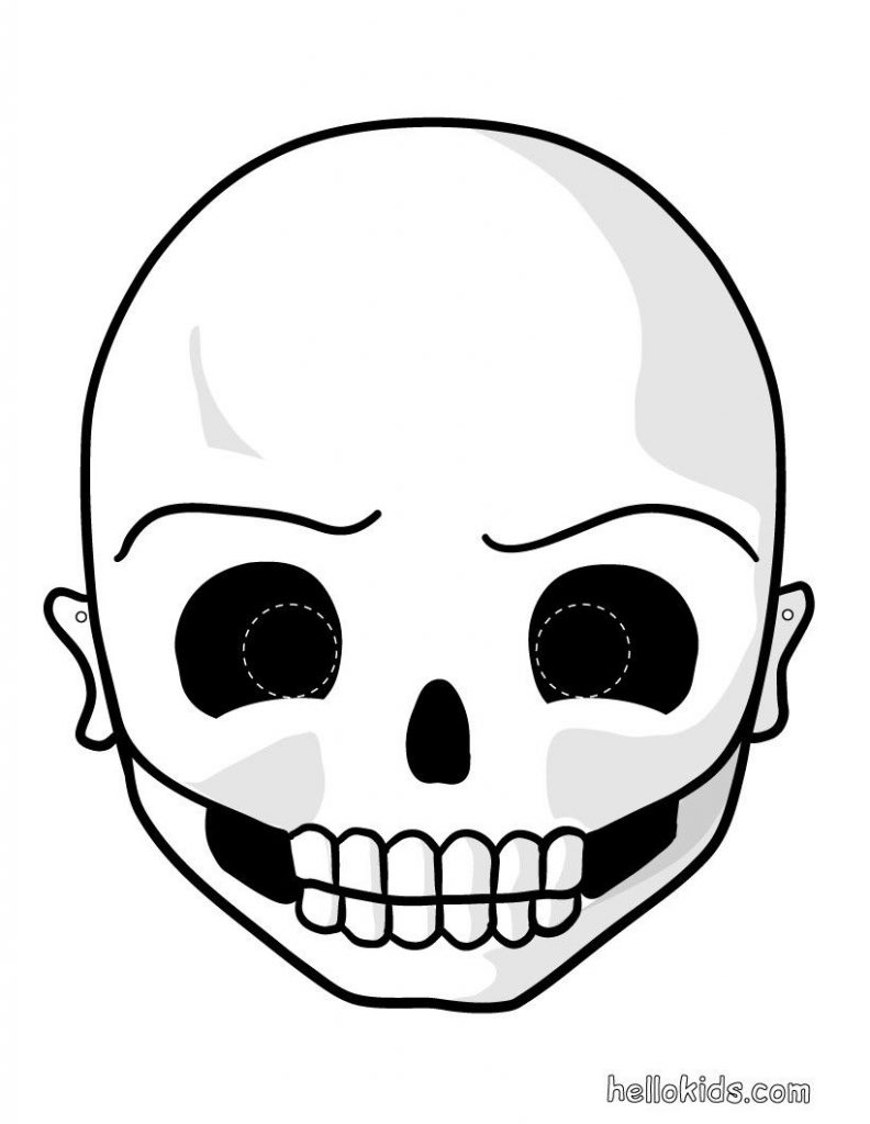 72 Free, Printable Halloween Masks For All Ages - Free Printable Face ...