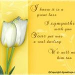8 Best Cards & Words For Cards Images On Pinterest | Condolences   Free Printable Sympathy Cards For Loss Of Dog
