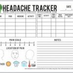 8 Best Migraine Diary Images On Pinterest | Headache Diary, Migraine   Free Printable Headache Diary
