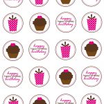 8 Cupcakes Ring Toppers Printables Photo   Diamond Ring Drink Tags   Cupcake Topper Templates Free Printable