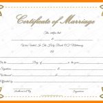 8+ Free Printable Blank Marriage Certificates | St Columbaretreat   Free Printable Wedding Certificates