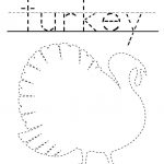 8 Free Printable Thanksgiving Tracing Worksheets & Handwriting   Free Printable Thanksgiving Worksheets