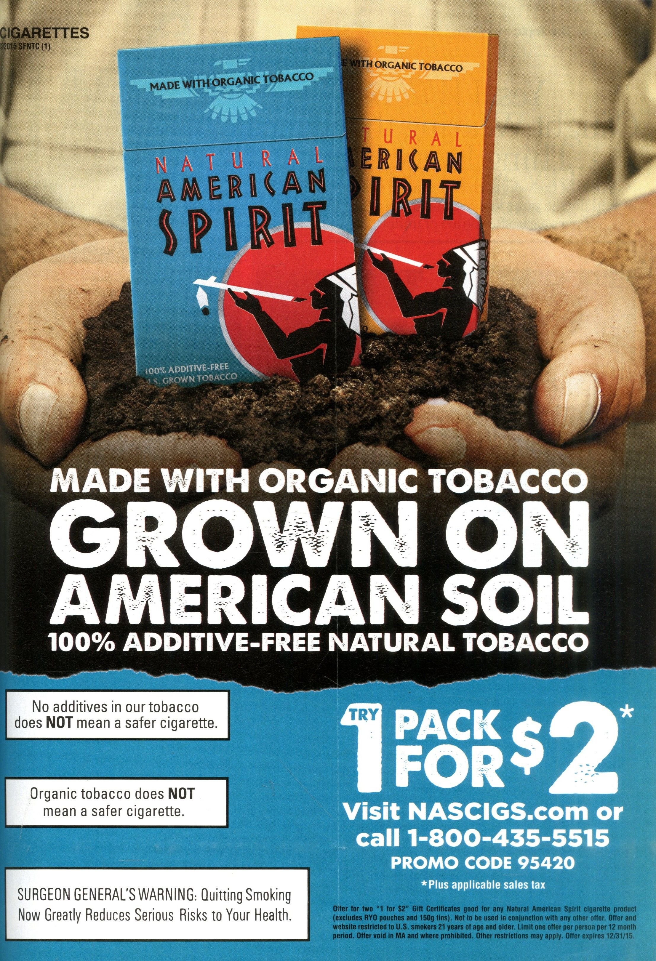8. Natural American Spirit Cigarettes Source: Glamour, Mar. 2015 - Free Printable Cigarette Coupons