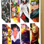 8Pcs/set Pvc Anime Bookmarks Printed With Anime Naruto Uchiha Sasuke   Anime Bookmarks Printable For Free