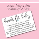 9 "bring A Book Instead Of A Card" Baby Shower Invitation Ideas In   Free Printable Book Themed Baby Shower Invitations