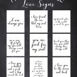9 Free Printable Love Signs | Crafting Chicks Community Board   Free Printable Quote Stencils
