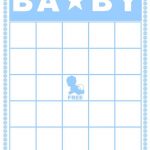 A Blue And White Baby Shower Bingo Card. | Baby Shower | Pinterest   Free Printable Baby Shower Bingo