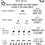 A Fun Way To Teach Kids Musical Note Values | Teaching Music And   Free Printable Pictures Of Music Notes
