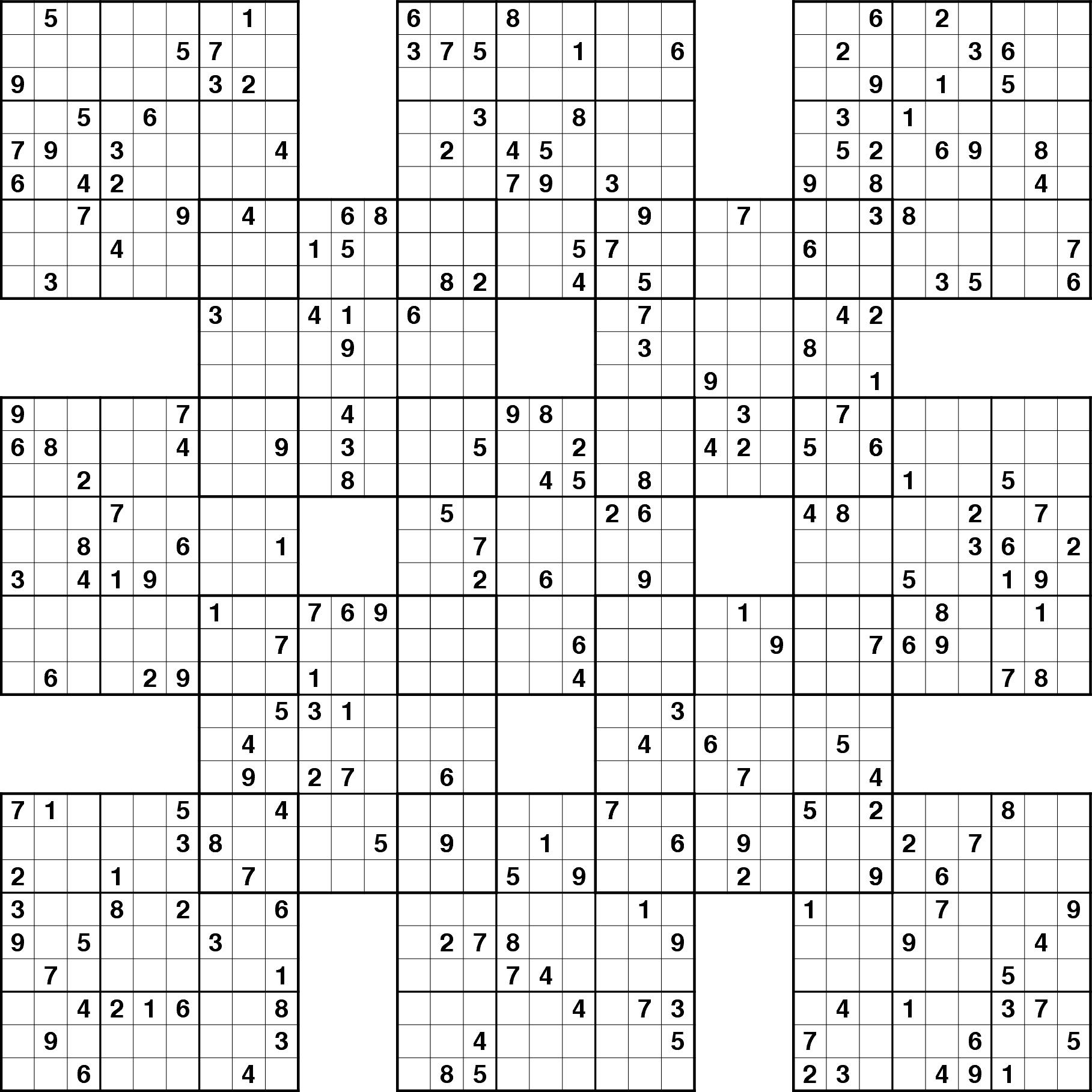 About Sudoku Different Flavours Sudoku Garden. Printable Sudoku - Sudoku 16X16 Printable Free