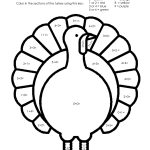 Addition Color Sheets | To Enjoy This Thanksgiving Math Worksheet   Free Printable Thanksgiving Math Worksheets For 3Rd Grade