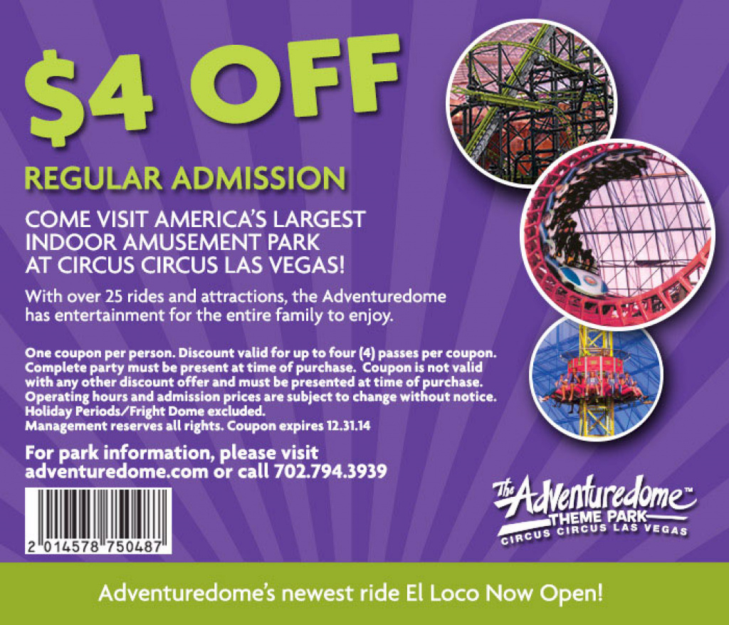 Adventuredome-Coupon - Just Vegas Deals Intended For Free Printable - Free Printable Las Vegas Coupons 2014
