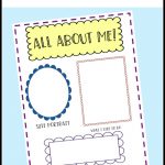 All About Me Preschool Theme   All About Me Free Printable