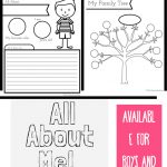 All About Me Worksheet: A Printable Book For Elementary Kids   Free Printable Story Books For Kindergarten