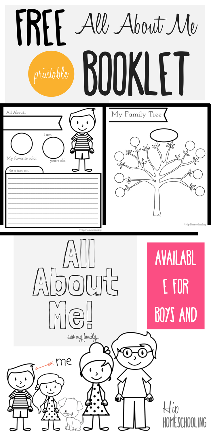 All About Me Worksheet: A Printable Book For Elementary Kids - Free Printable Story Books For Kindergarten