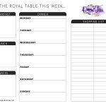 All New: Free Printable Meal Planner You Can Edit   Queen Of Free   Free Printable Meal Planner